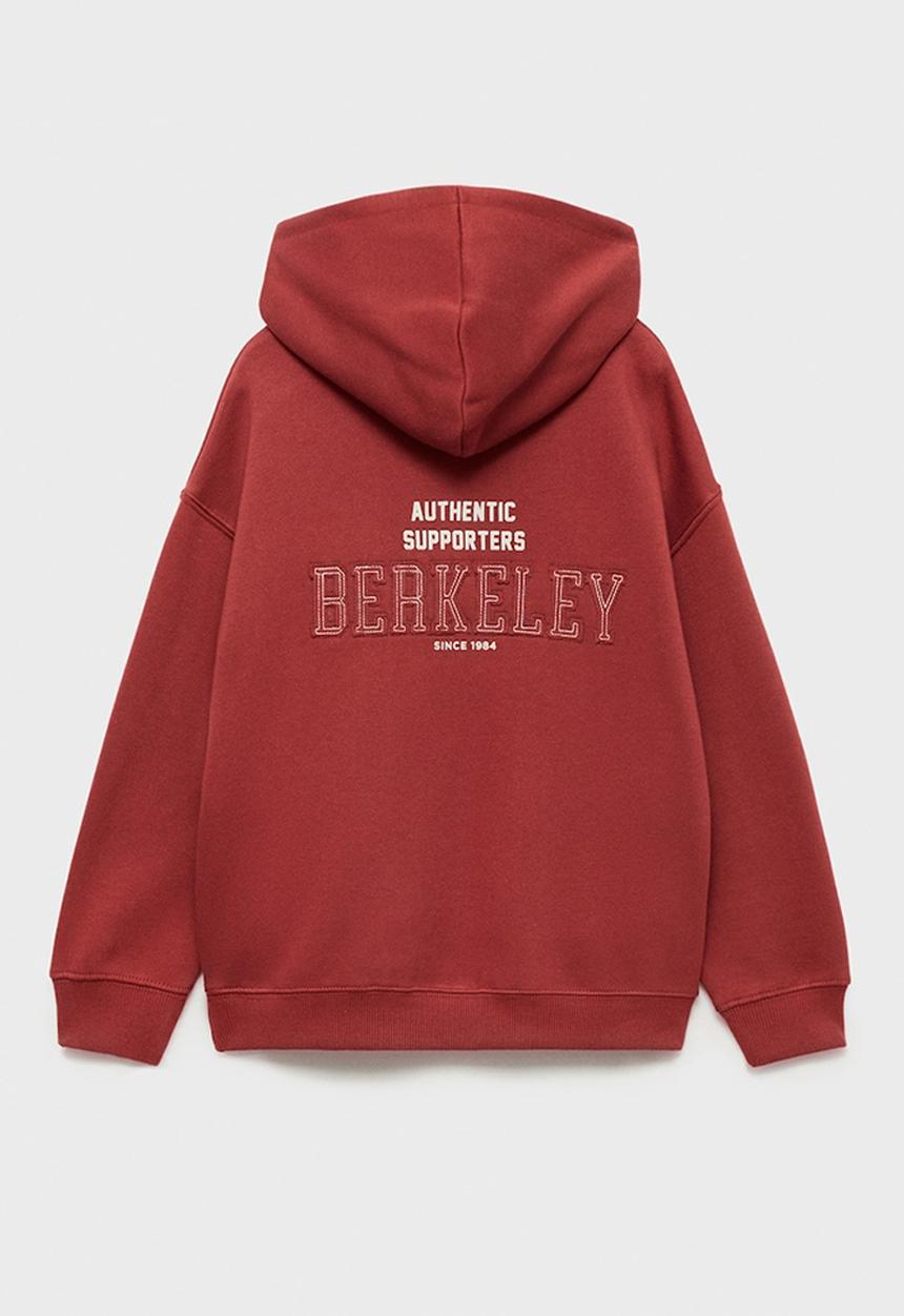MANGO - Sweatshirt berkeley - dark red