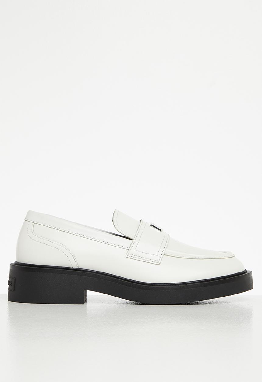Tommy Hilfiger - Hardwear leather loafer - ecru