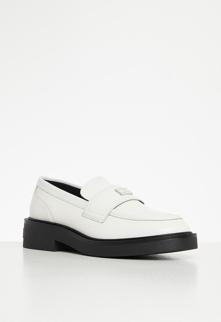 Tommy Hilfiger - Hardwear leather loafer - ecru