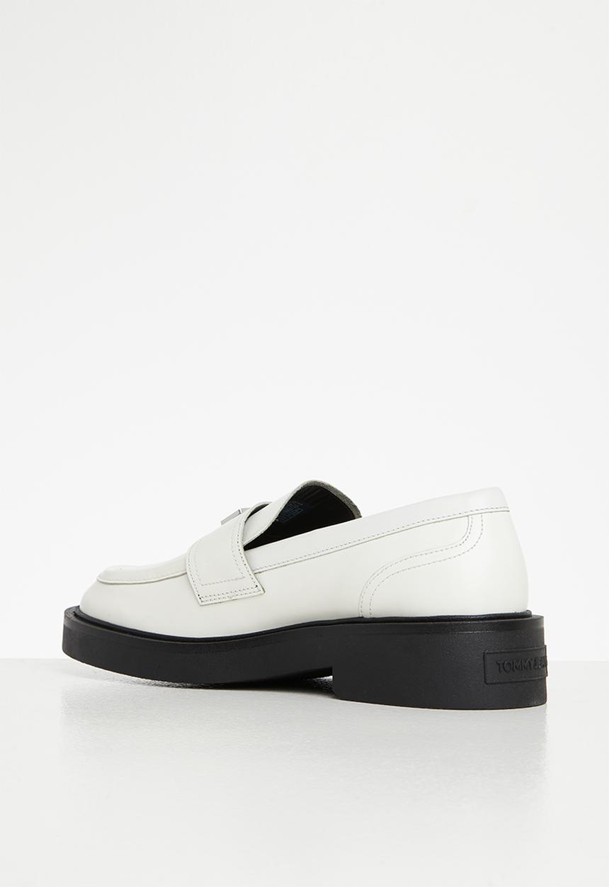 Tommy Hilfiger - Hardwear leather loafer - ecru