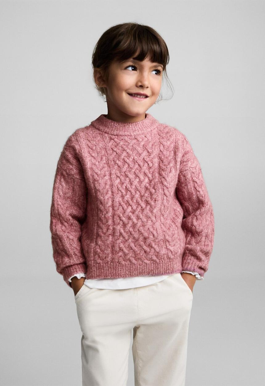 MANGO - Sweater berry - pink