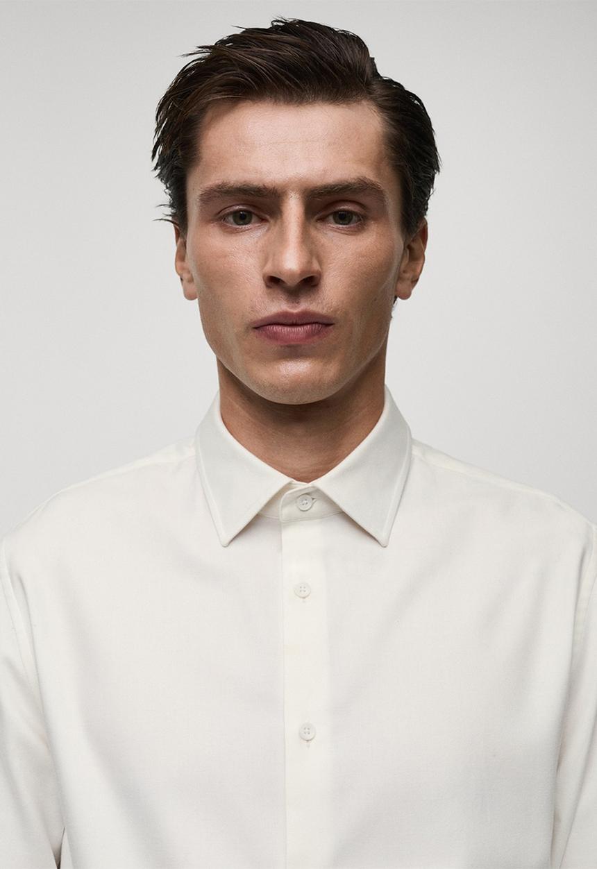 MANGO - Shirt roma1 - white