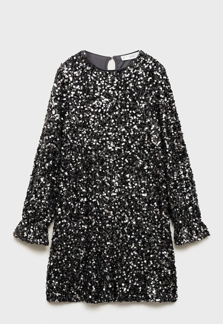 MANGO - Dress brilli - charcoal