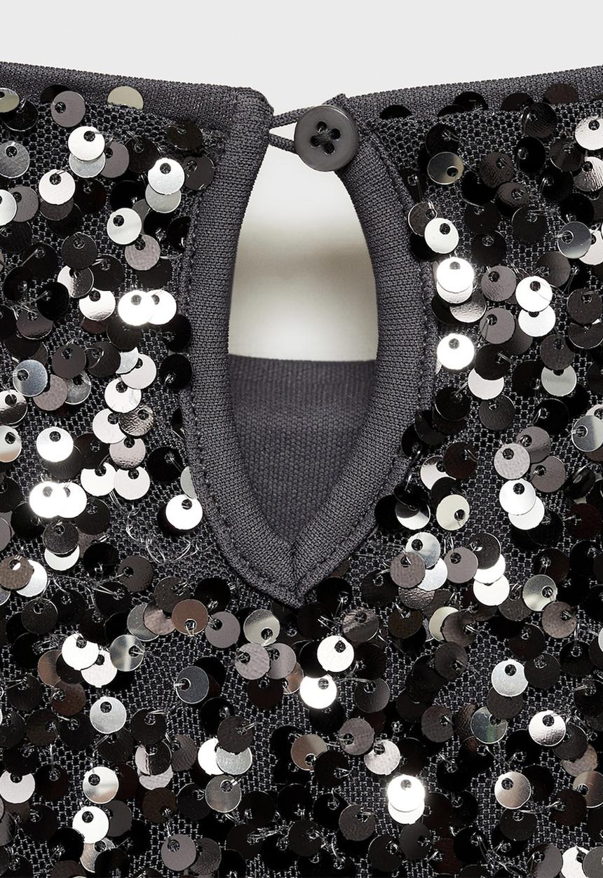 MANGO - Dress brilli - charcoal