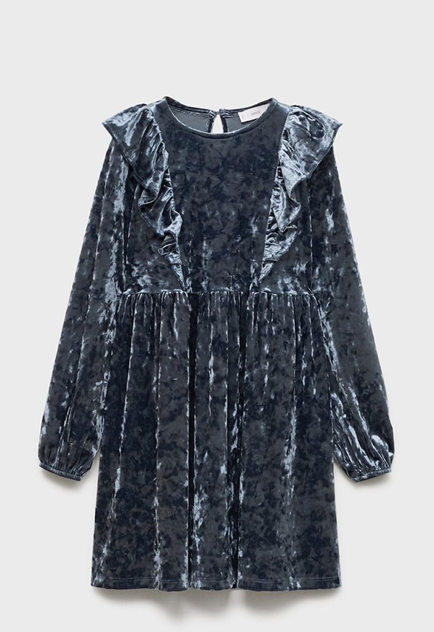 MANGO - Dress saturn - medium blue