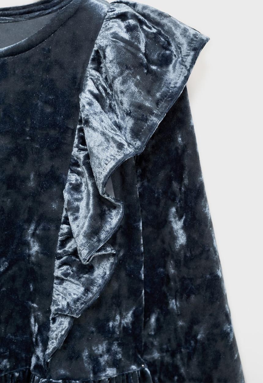 MANGO - Dress saturn - medium blue