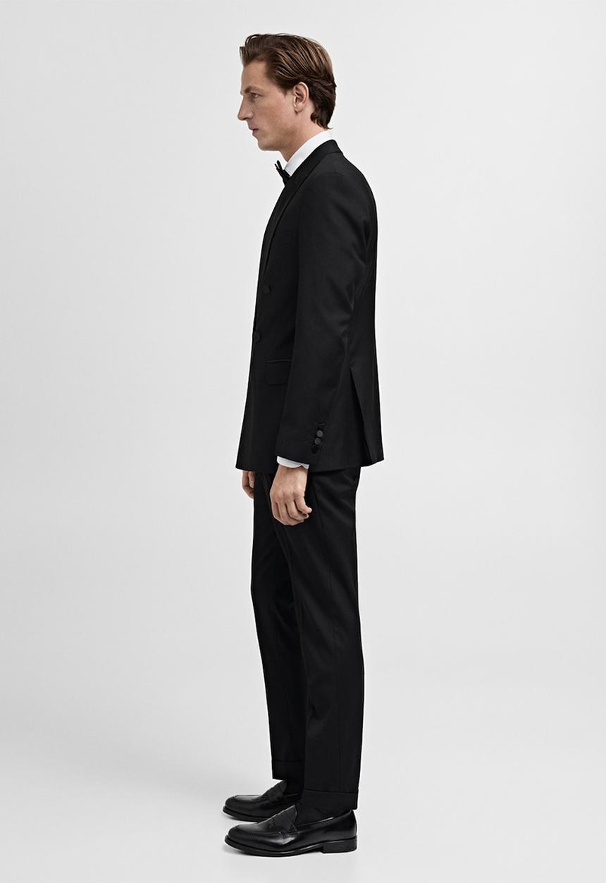 MANGO - Blazer smoking - black