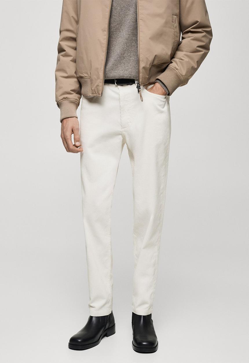 MANGO - Trousers chicago - natural
