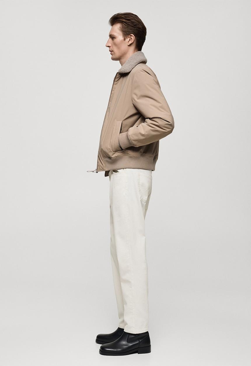MANGO - Trousers chicago - natural