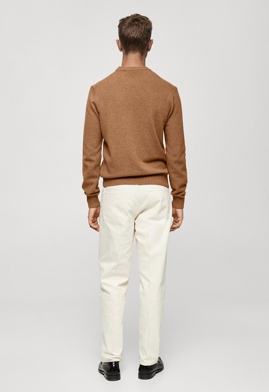 MANGO - Sweater lotus - medium brown
