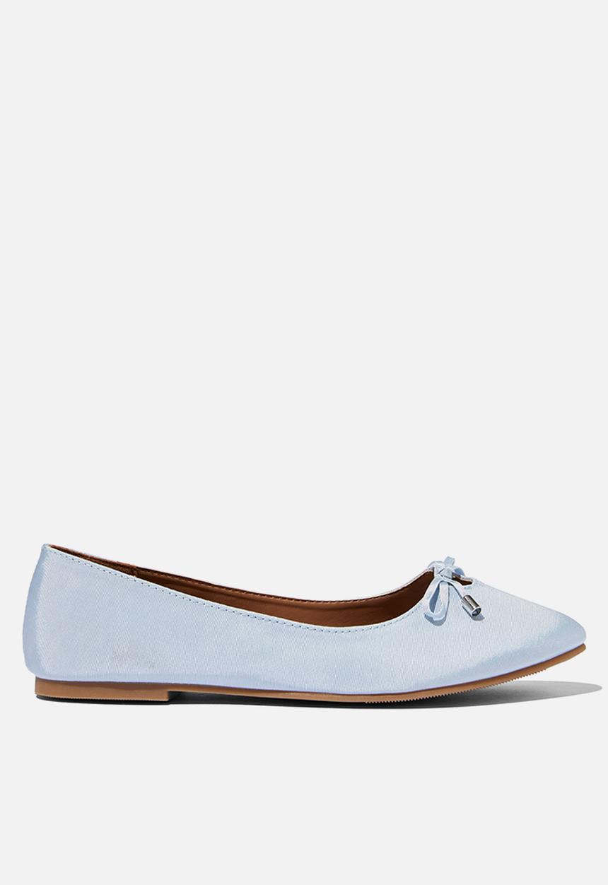 Cotton On - Mia bow ballerina - soft blue grosgrain