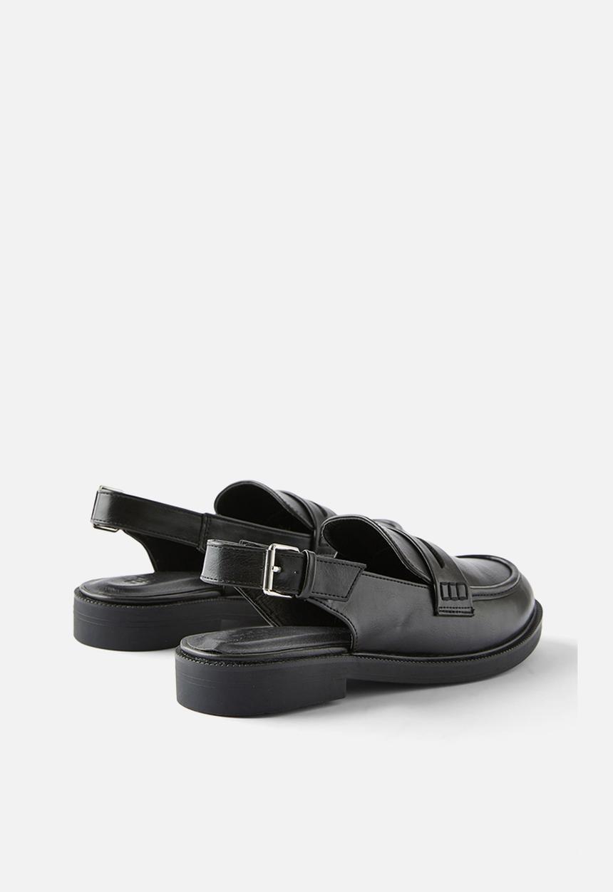 Cotton On - Ciara classic slingback loafer - black smooth