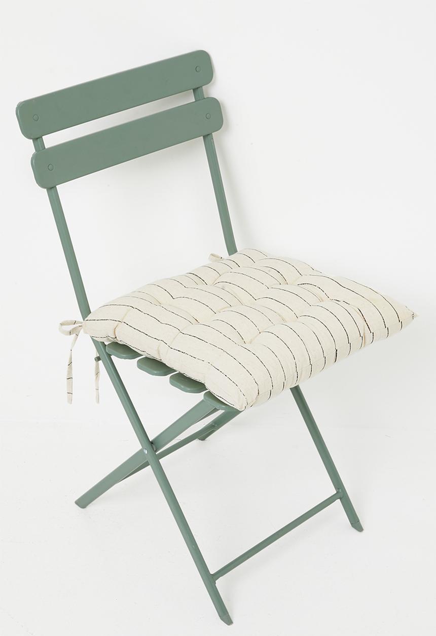 Sixth Floor - Flex stripe chair pad set of 2 - White