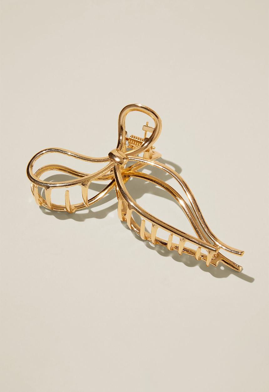 Rubi - Metal hair claw - gold
