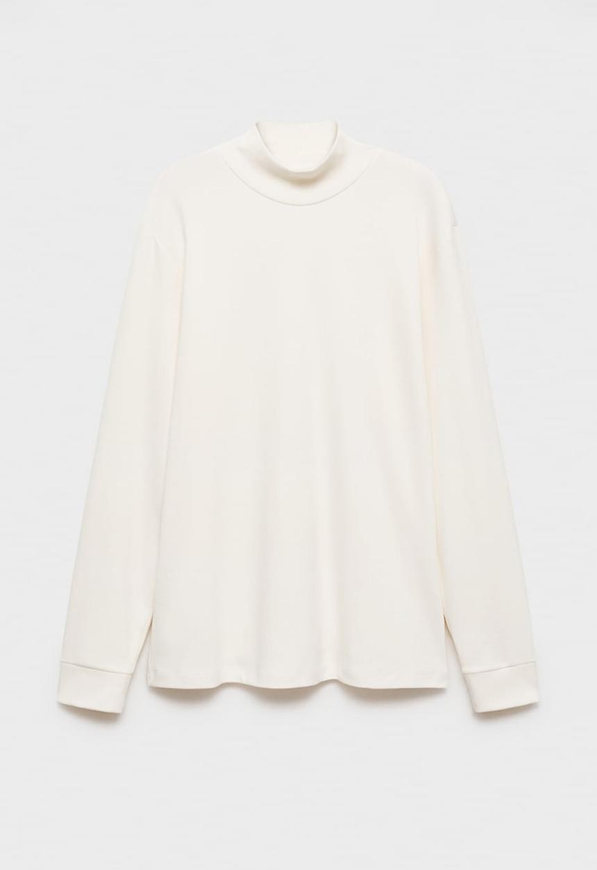 MANGO - T-shirt luton - light beige