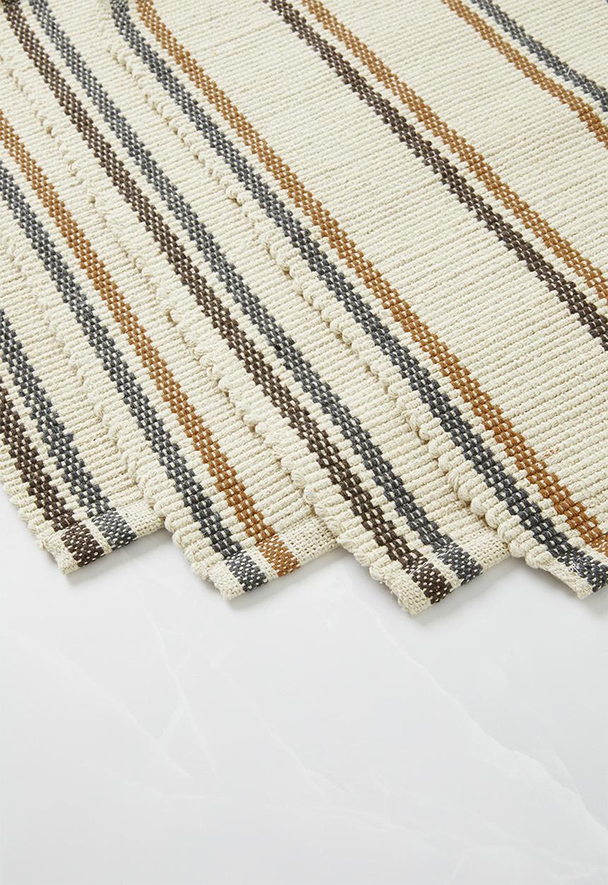 Sixth Floor - Stripe cotton placemats set of 4 - White