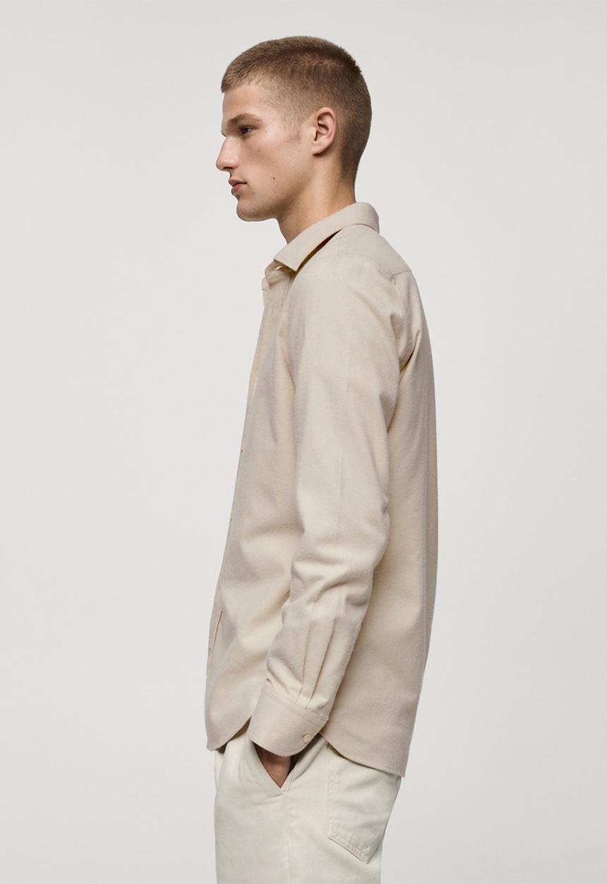 MANGO - Shirt ivo - light pastel gray