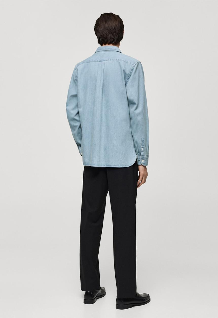 MANGO - Shirt robin - light denim