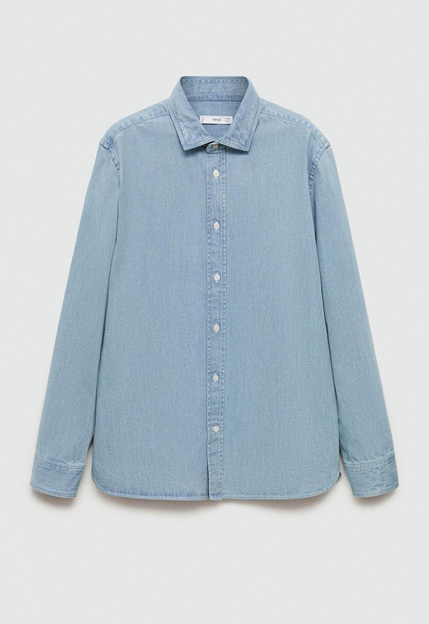 MANGO - Shirt robin - light denim