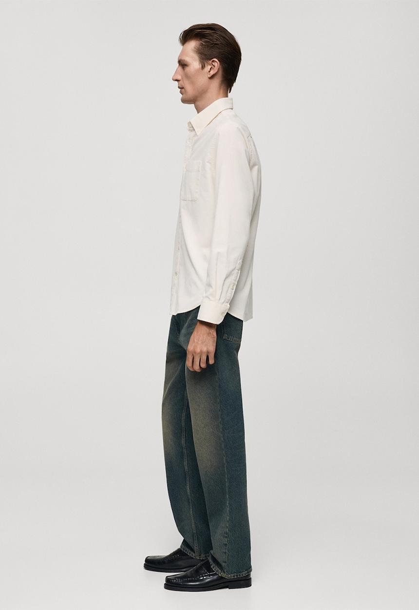 MANGO - Shirt tadi - white
