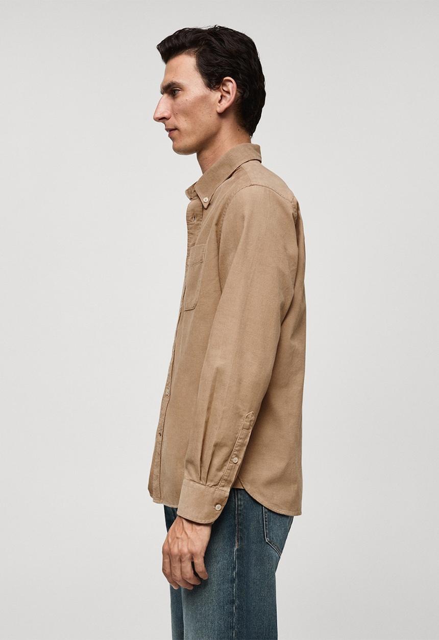 MANGO - Shirt tadi - light beige