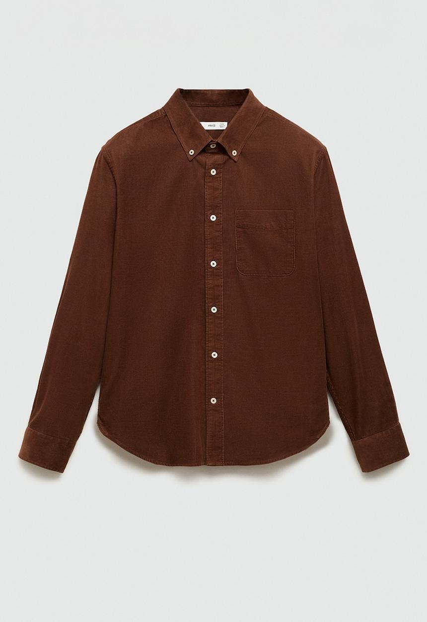 MANGO - Shirt tadi - brown