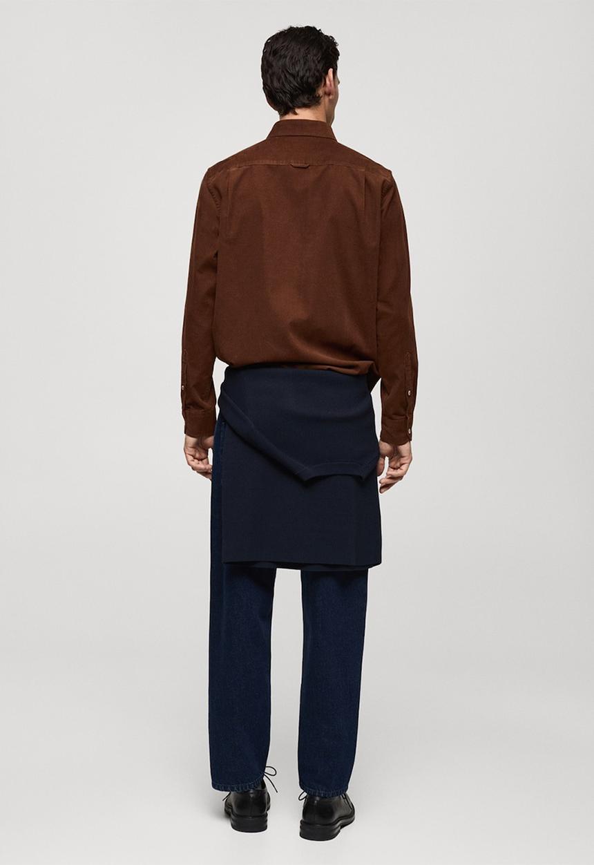 MANGO - Shirt tadi - brown
