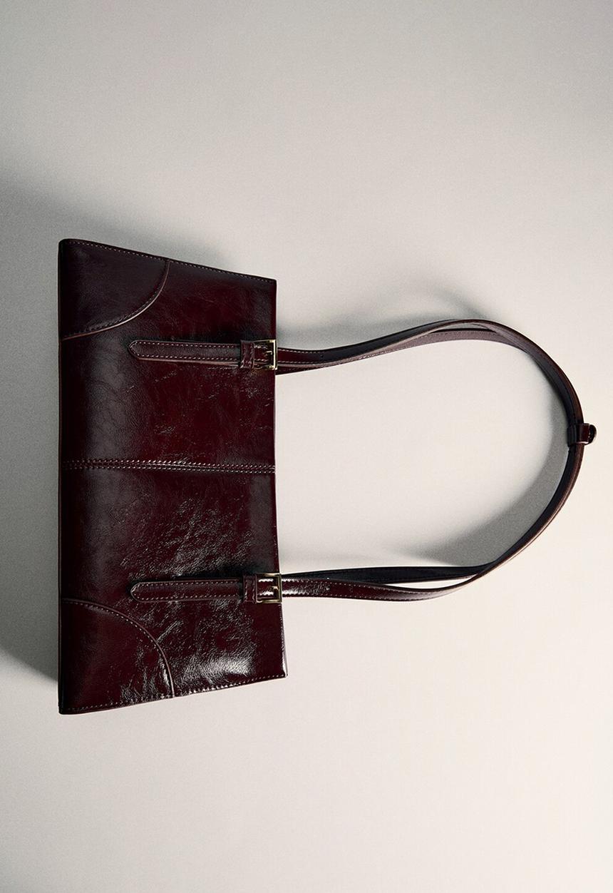 MANGO - Shoulder bag sharon-red