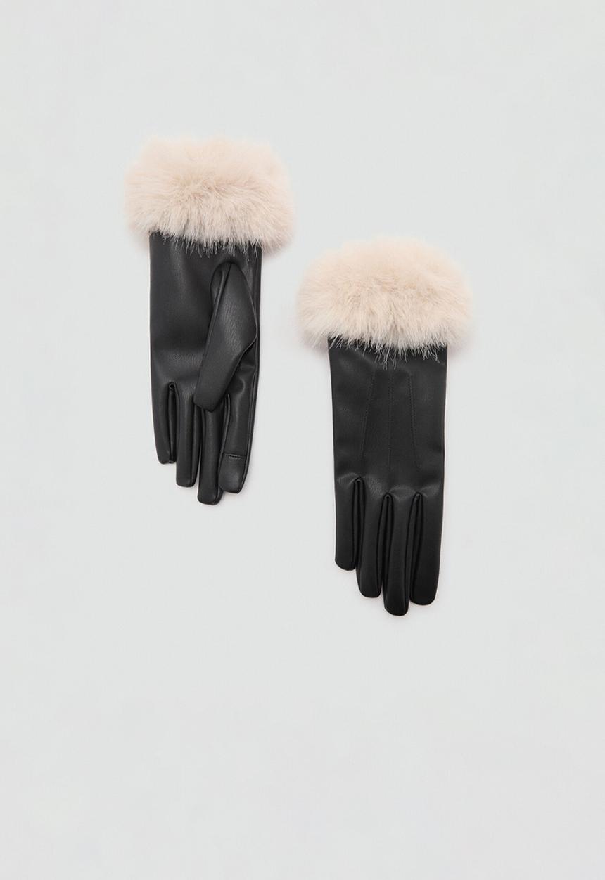 MANGO - Otto gloves - black