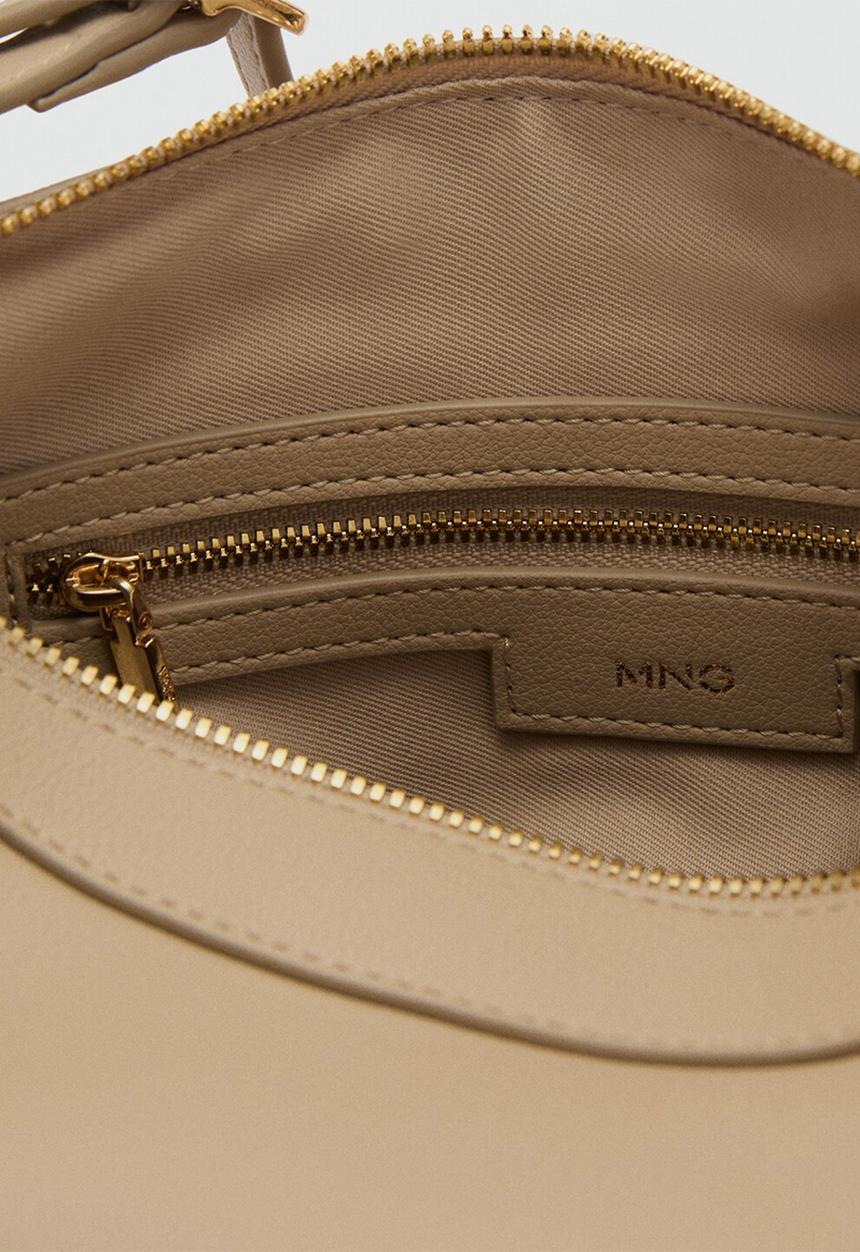MANGO - Shoulder bag nick-beige