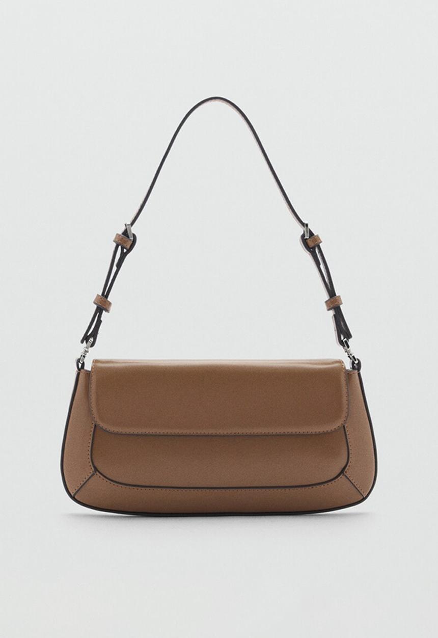 MANGO - Shoulder bag griselda - camel