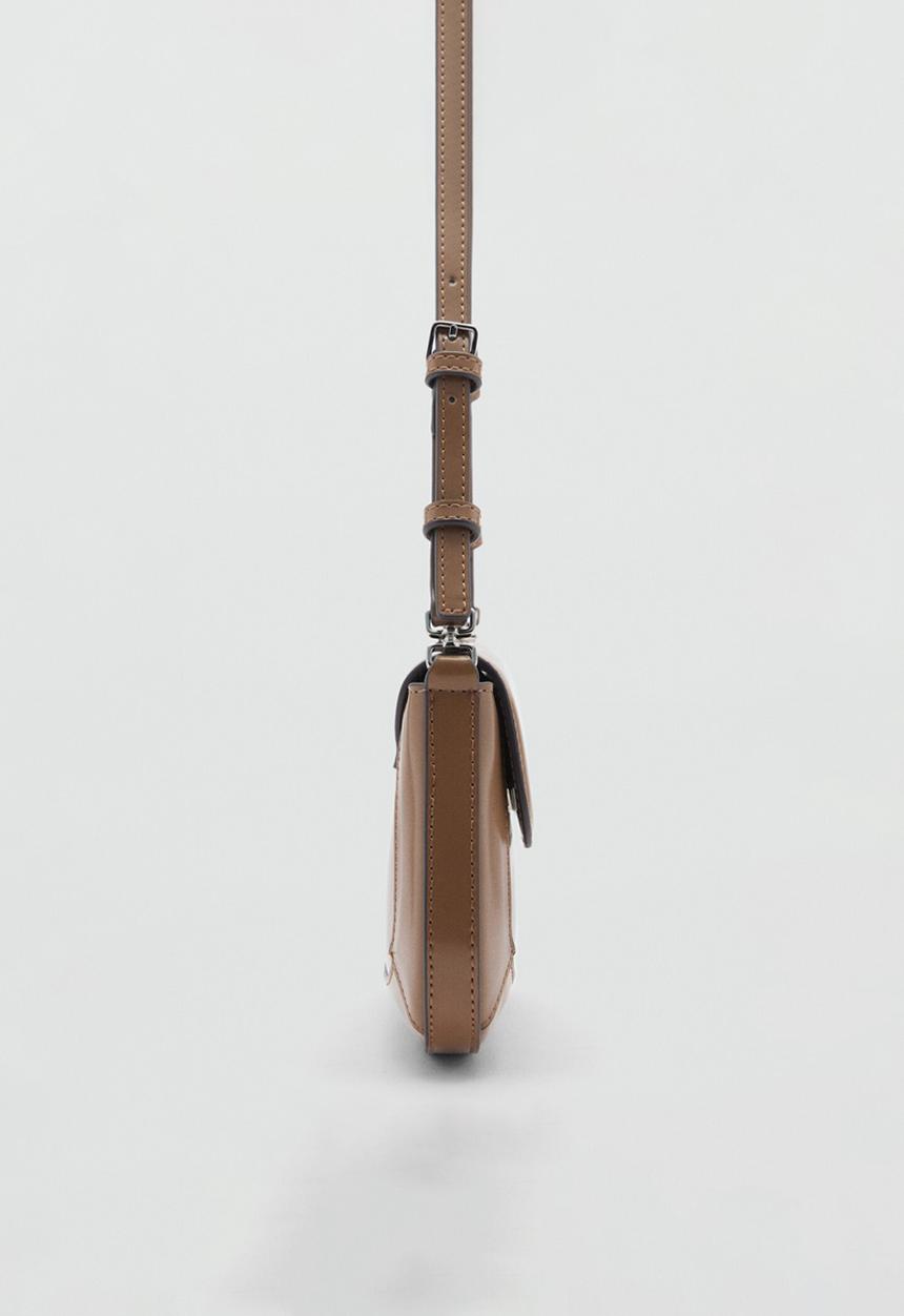MANGO - Shoulder bag griselda - camel