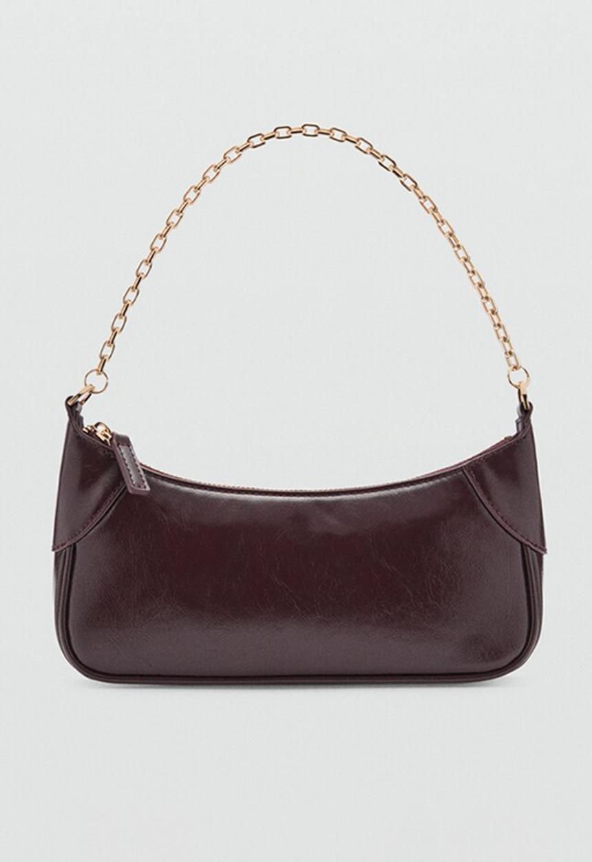MANGO - Shoulder bag antonio - bordeaux