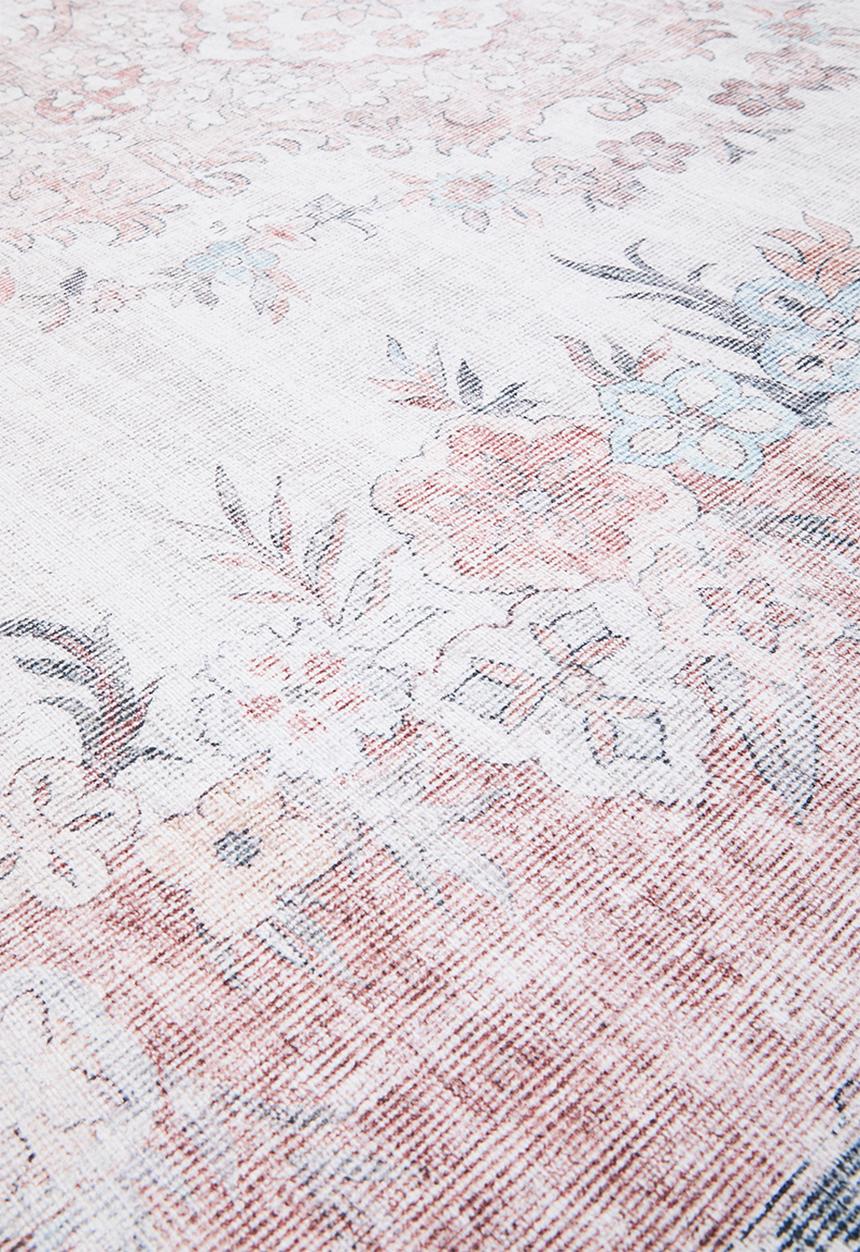Sixth Floor - Ezra printed rug - Antique Pink