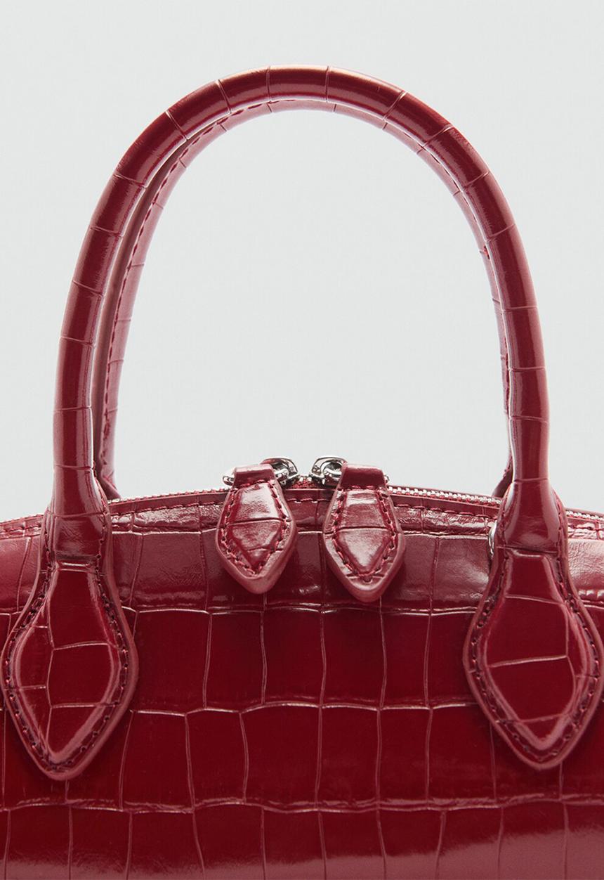MANGO - Crossbody bag cuena - red