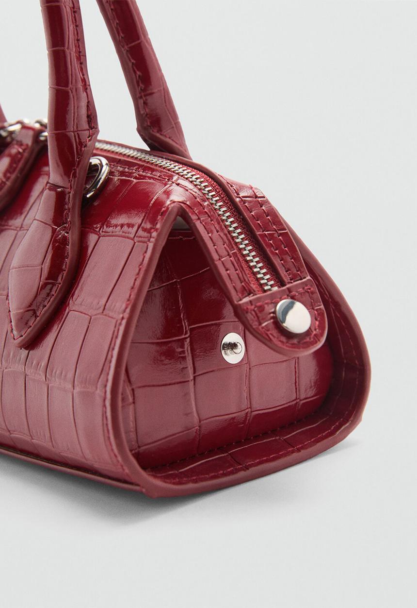 MANGO - Crossbody bag cuena - red