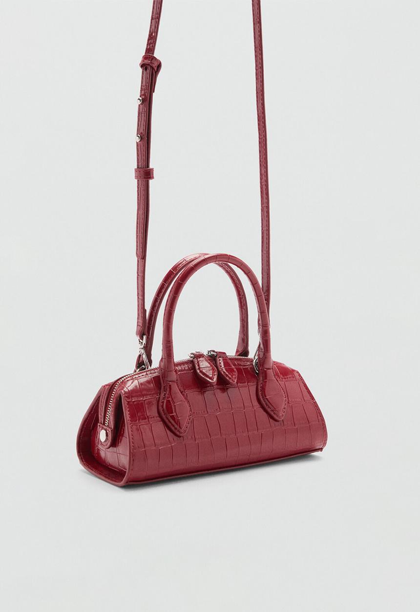 MANGO - Crossbody bag cuena - red