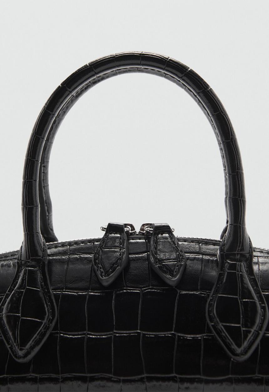 MANGO - Crossbody bag cuena-black