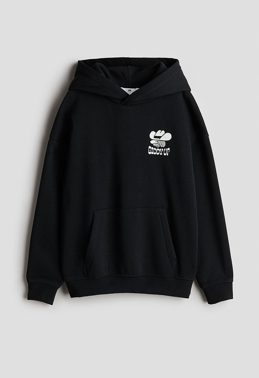 H&M - Hoodie - black giddy up