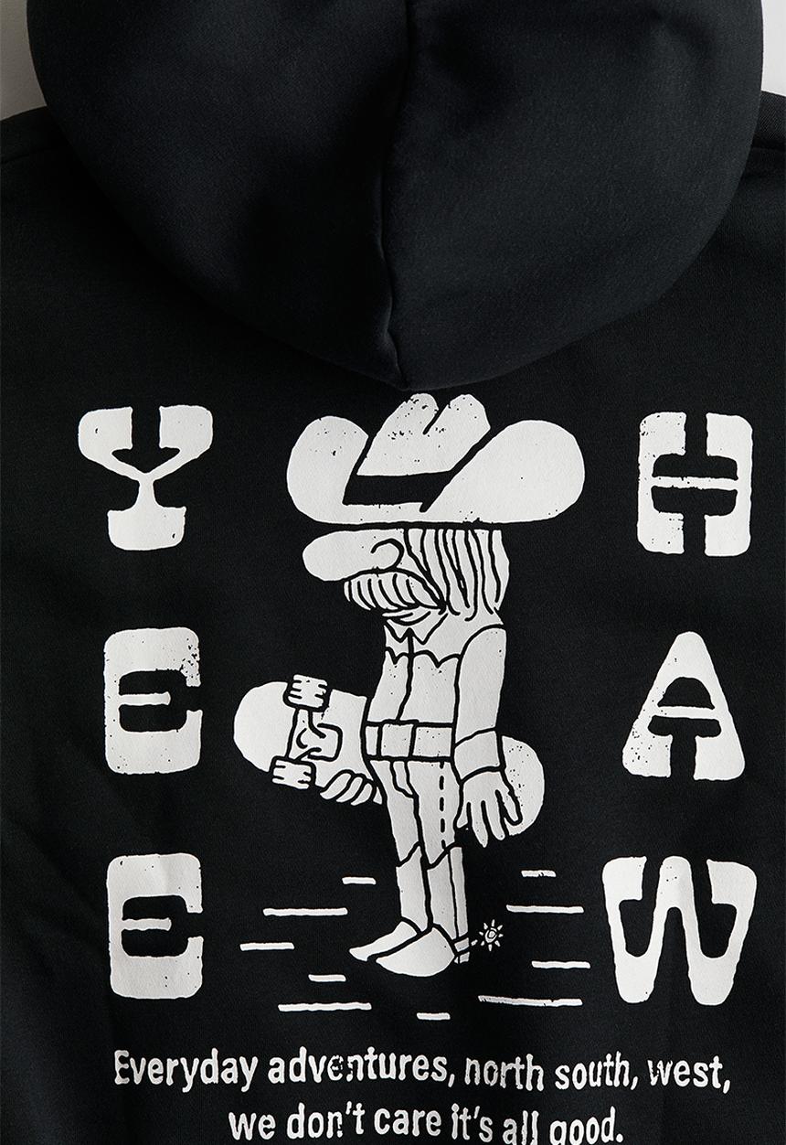 H&M - Hoodie - black giddy up