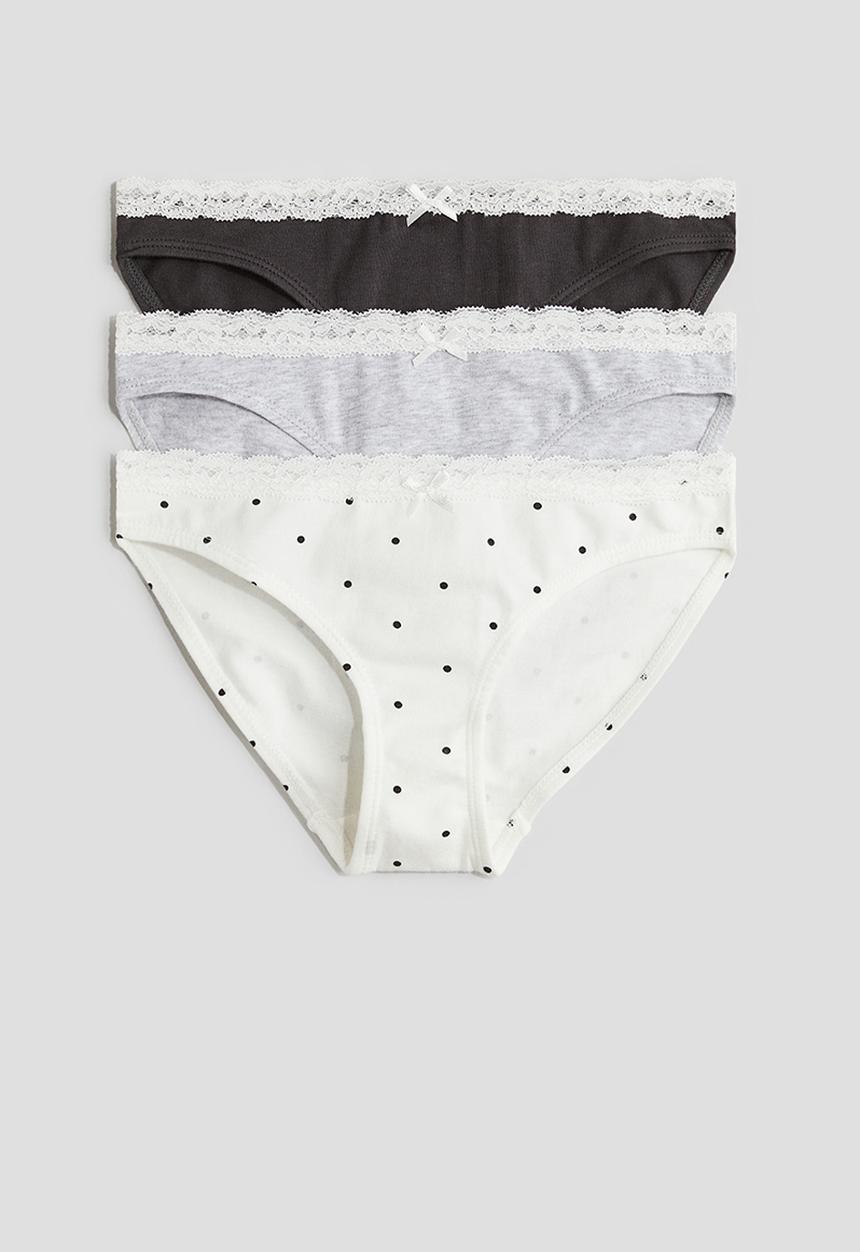 H&M - 3 pack cotton briefs - multi