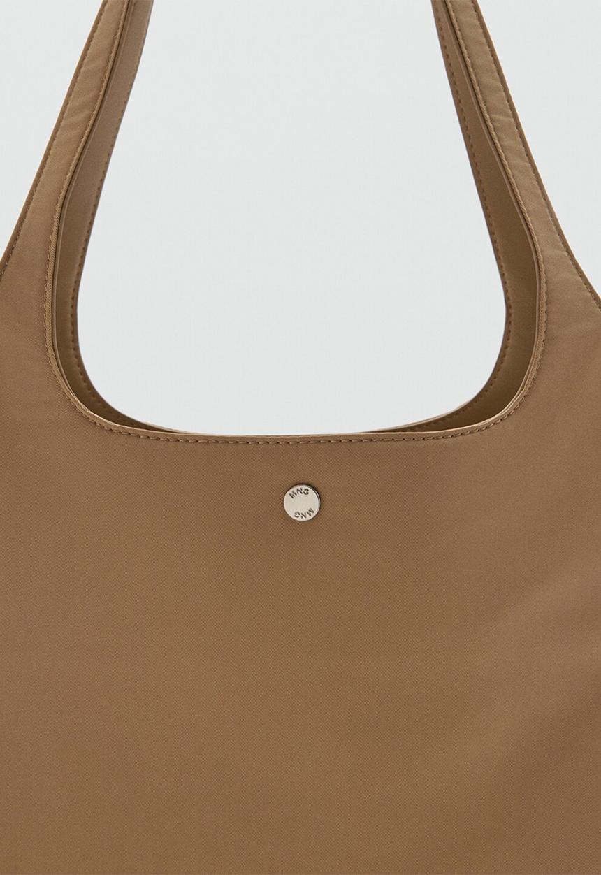 MANGO - Tote bag tambor - beige