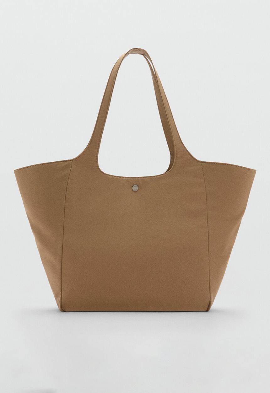 MANGO - Tote bag tambor - beige