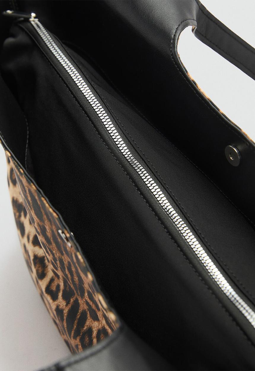 MANGO - Tote bag tambor - brown