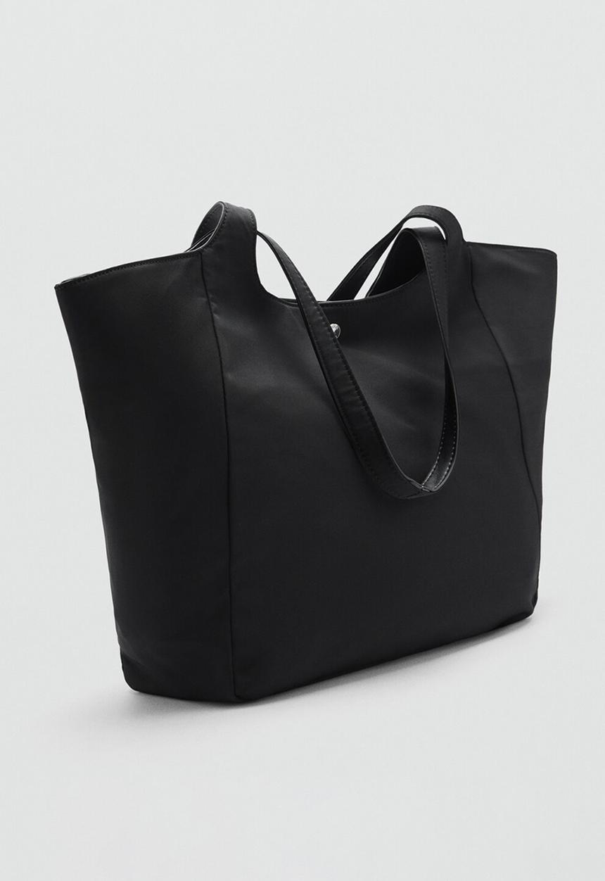 MANGO - Tote bag tambor - black