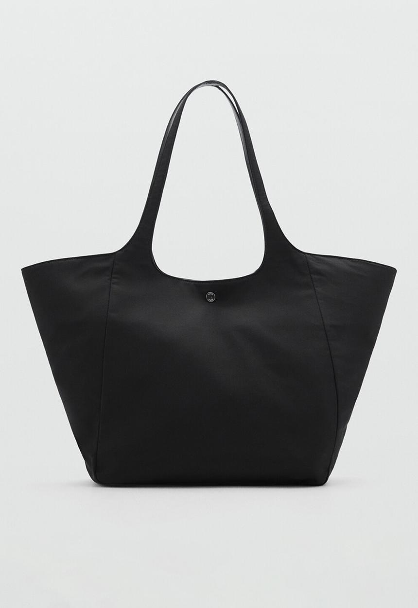 MANGO - Tote bag tambor - black