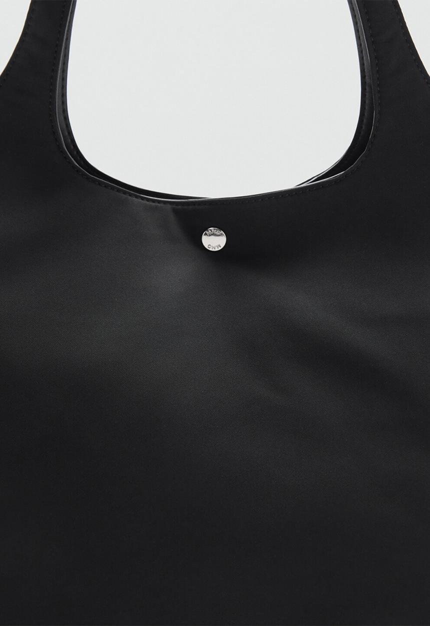 MANGO - Tote bag tambor - black
