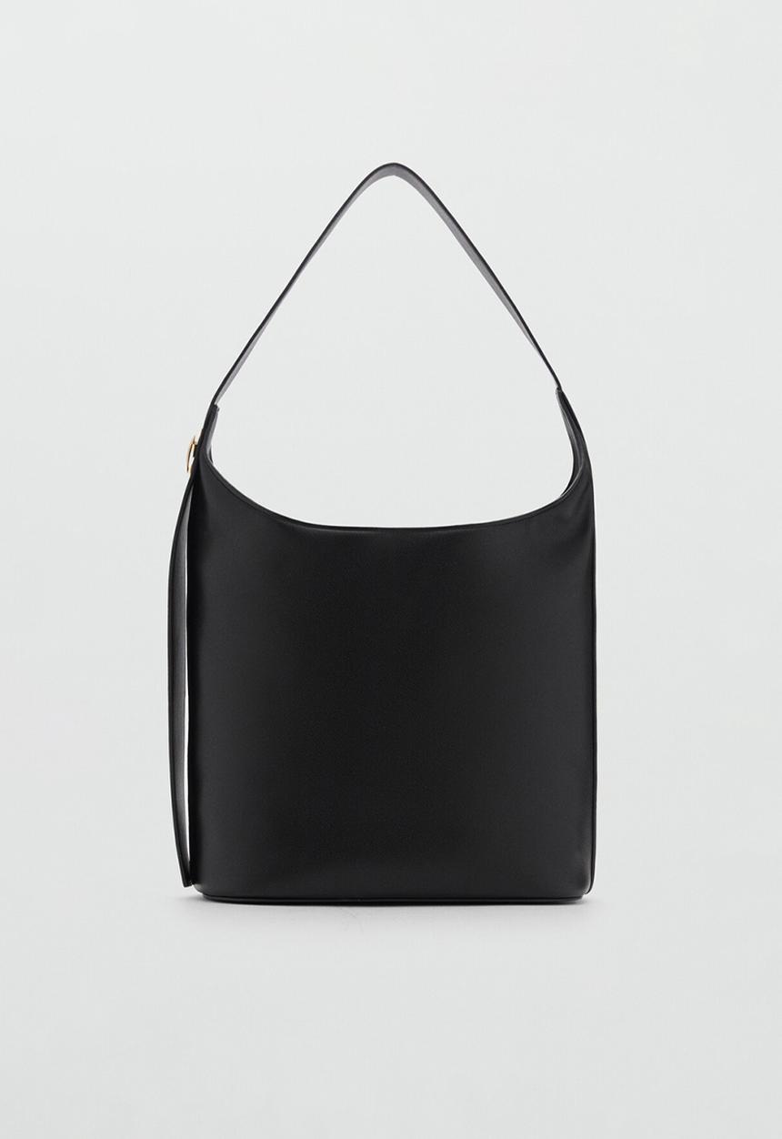 MANGO - Tote bag freckle - black
