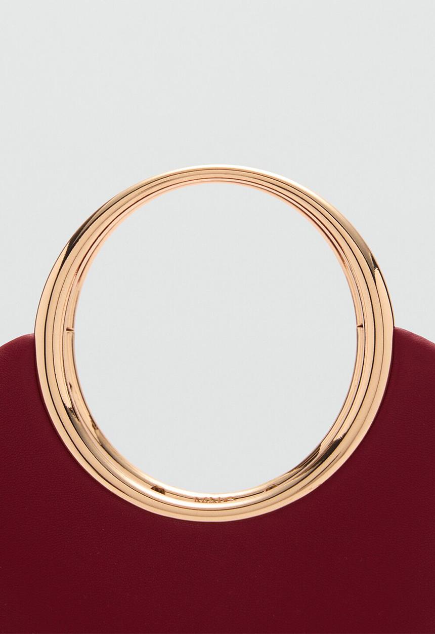 MANGO - Shoulder bag selino - red