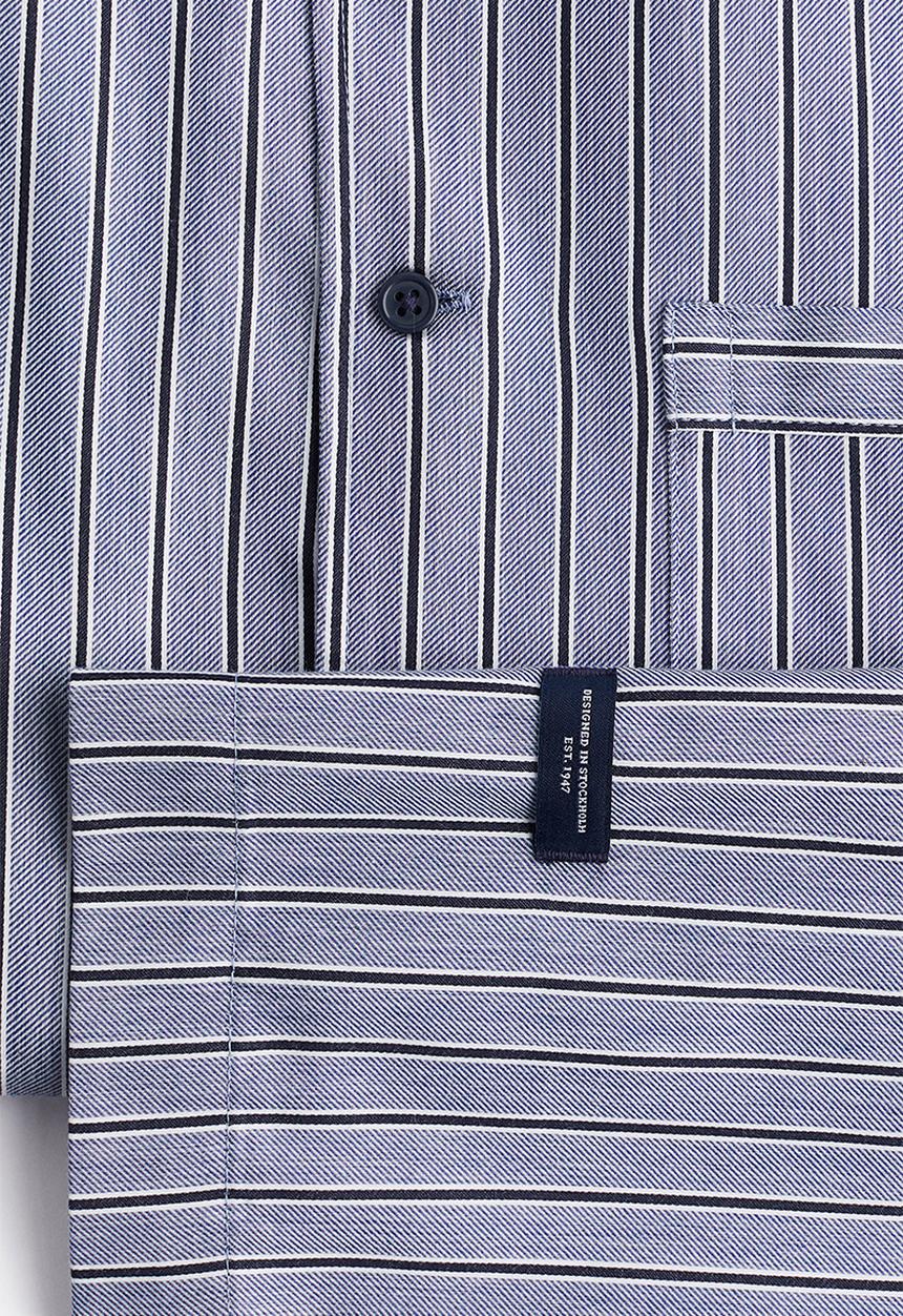 H&M - Relaxed fit pyjamas - light blue pinstriped